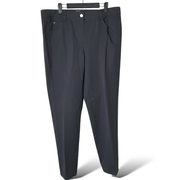 BASLER Cotton Blend 5 Pocket Twill Charcoal Grey Straight Leg Jeans US Sz L - Picture 1 of 12